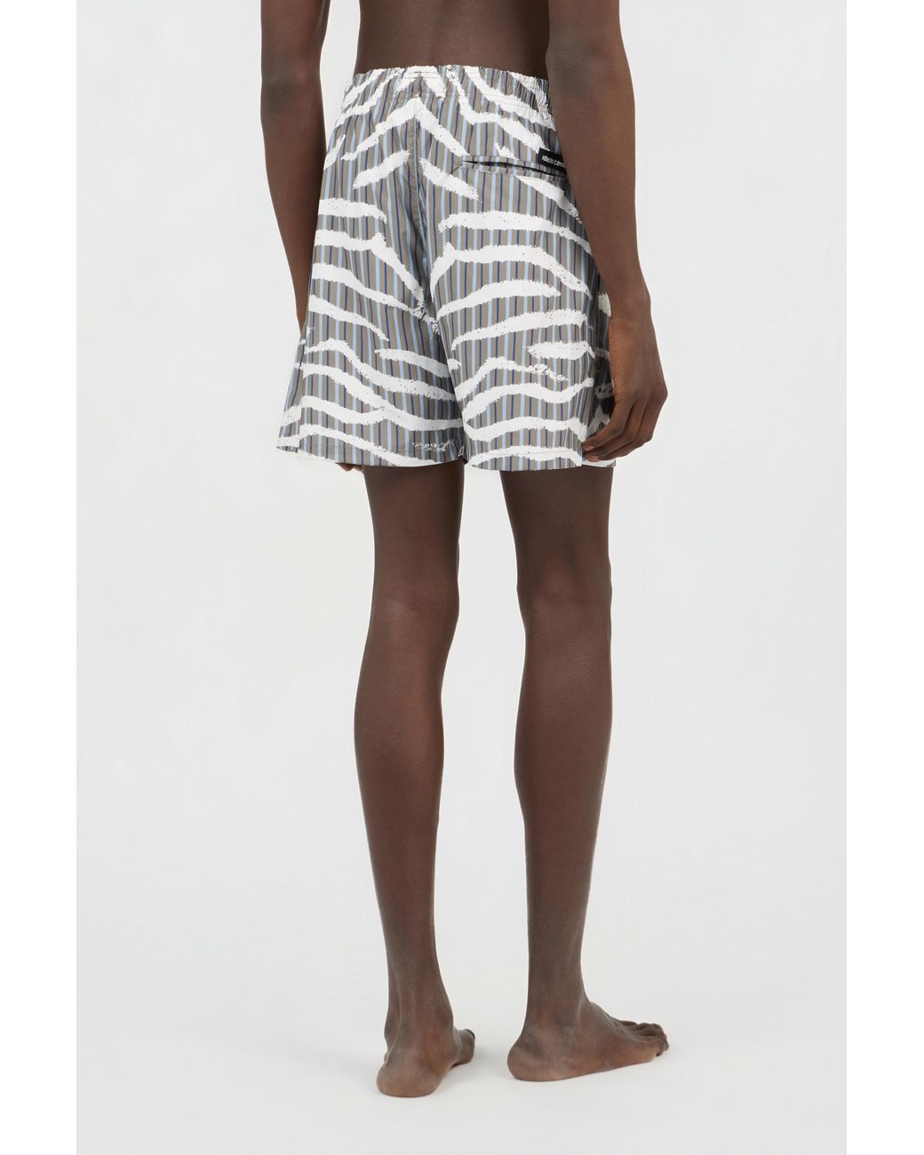 Roberto Cavalli Gray Swimwear for men