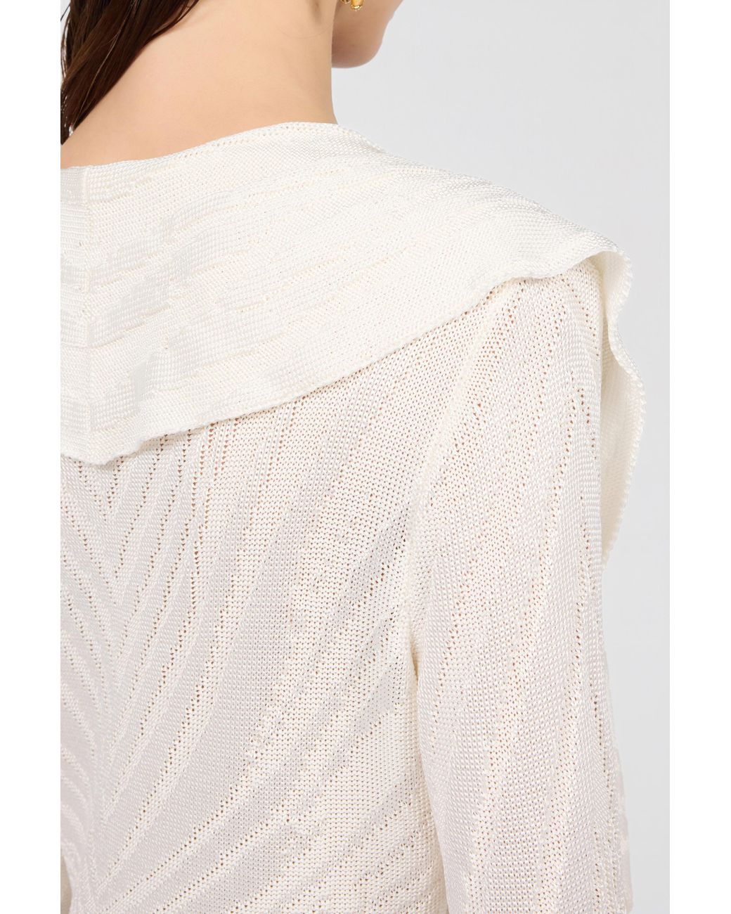 Roberto Cavalli White Off- Cardigan
