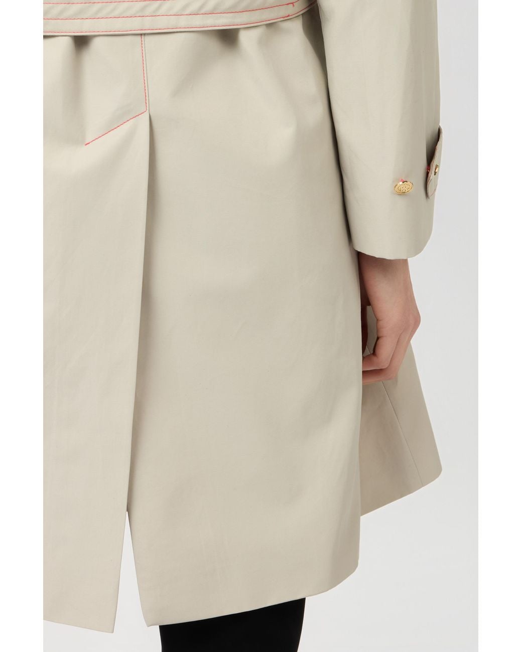 Roberto Cavalli Natural Trench Coat