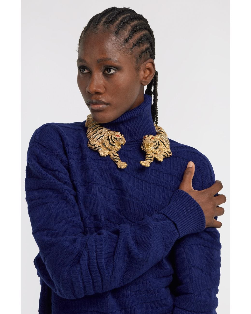 Roberto Cavalli Metallic Roar Necklace