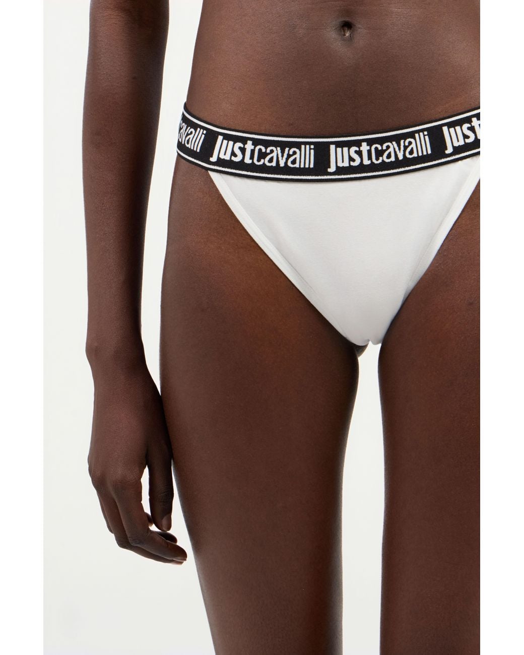 Roberto Cavalli Multicolor Two-Pack Cotton Panties With Logo Waistband