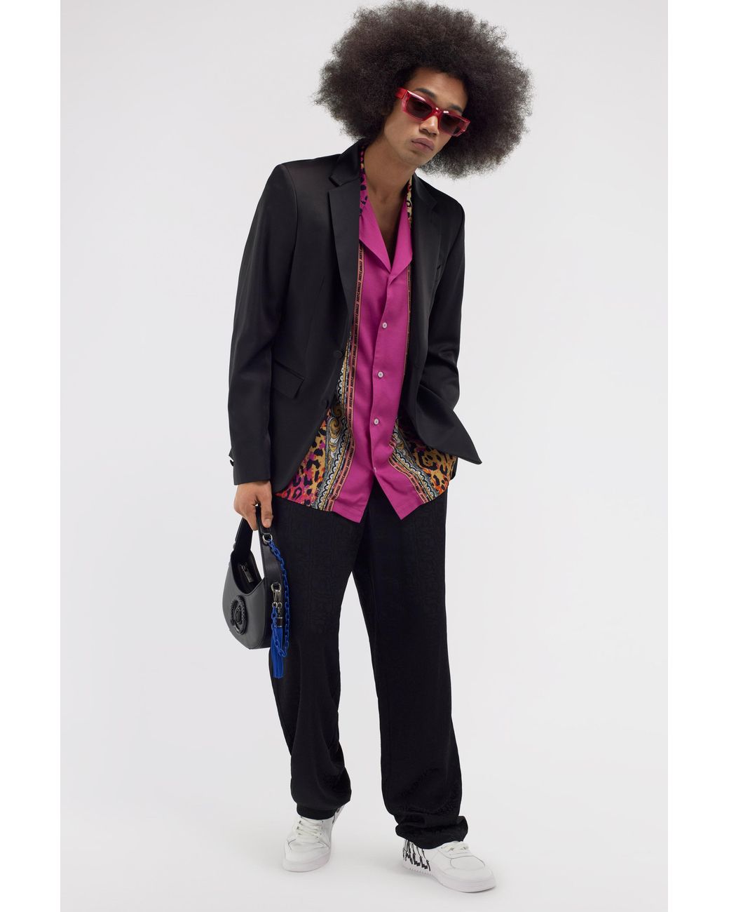 Roberto Cavalli Black Just Cavalli Blazer for men