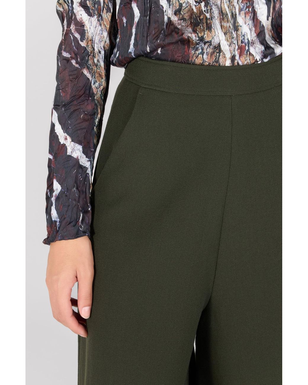 Roberto Cavalli Green Fluid Trousers