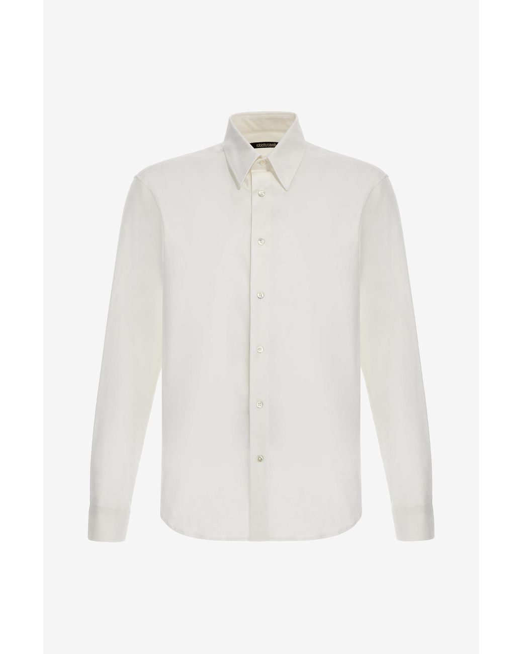 Roberto Cavalli White Classic Rc Shirt for men