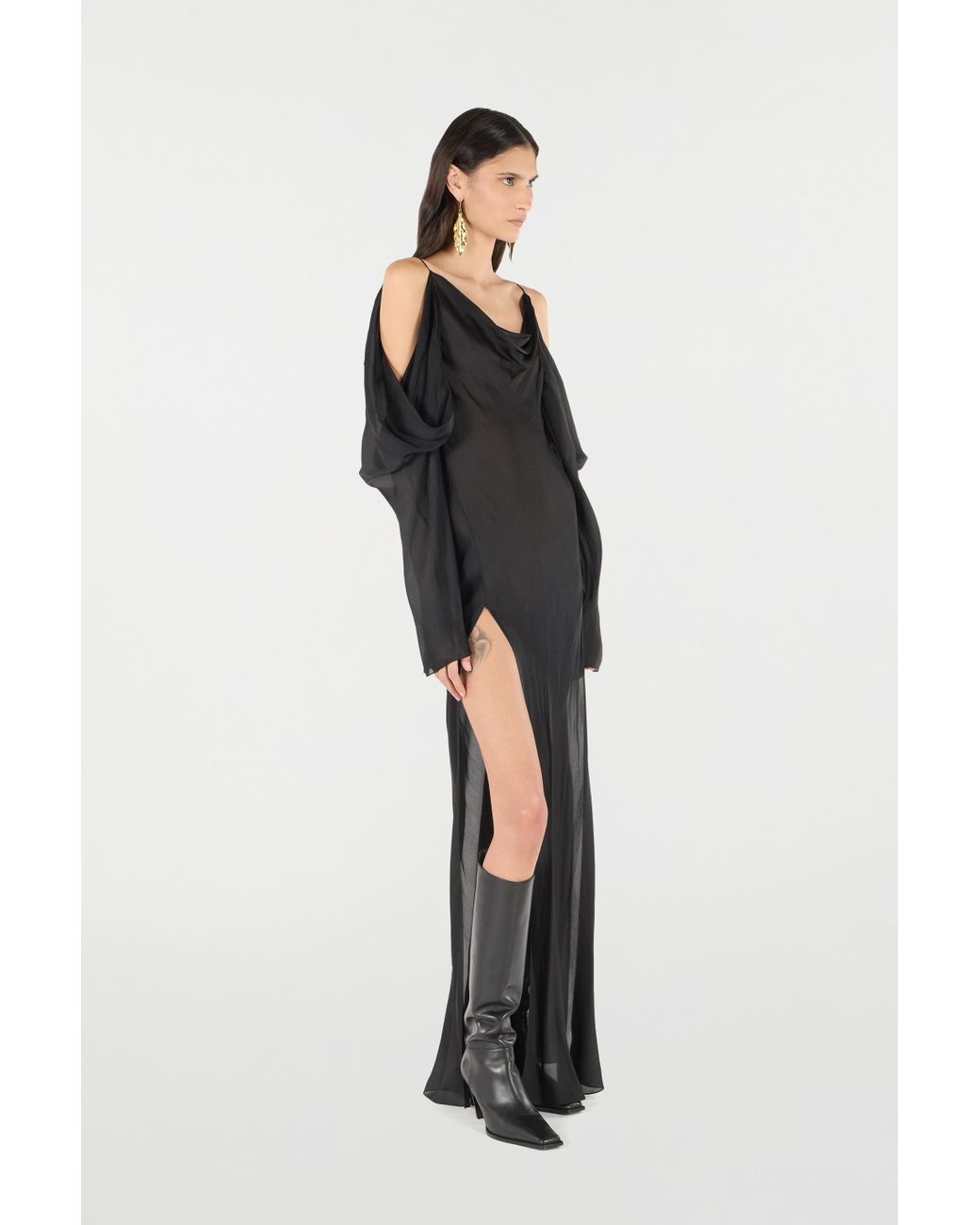 black long sleeve dresses Formal Stretch Evening Long Dress for $85.0 – The Style:A join-agra Sideline Frankie Dress -