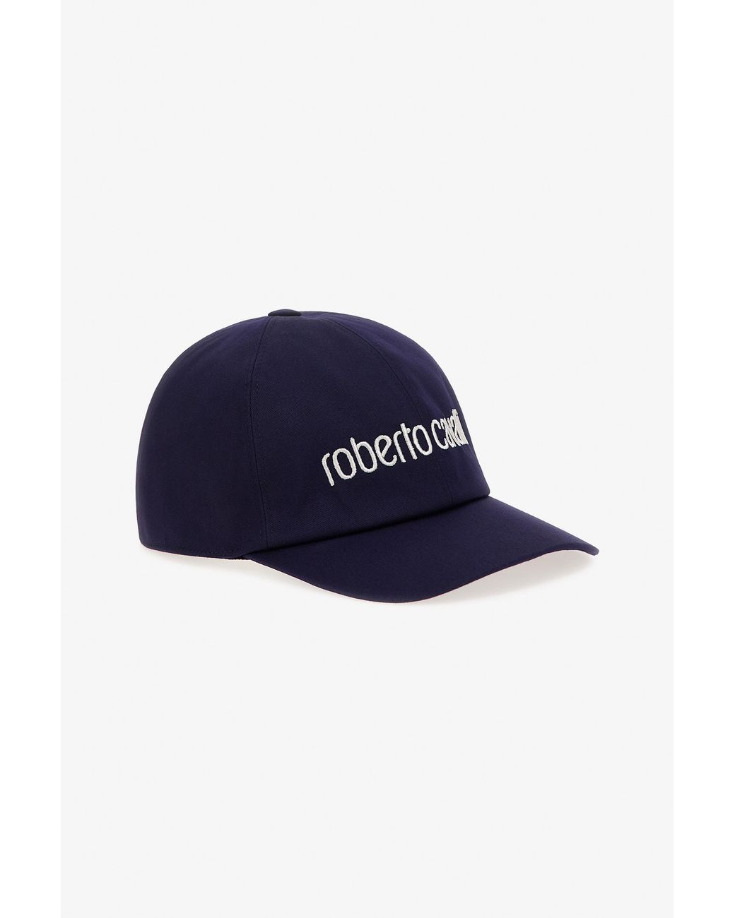 Roberto Cavalli Blue Cap With Logo