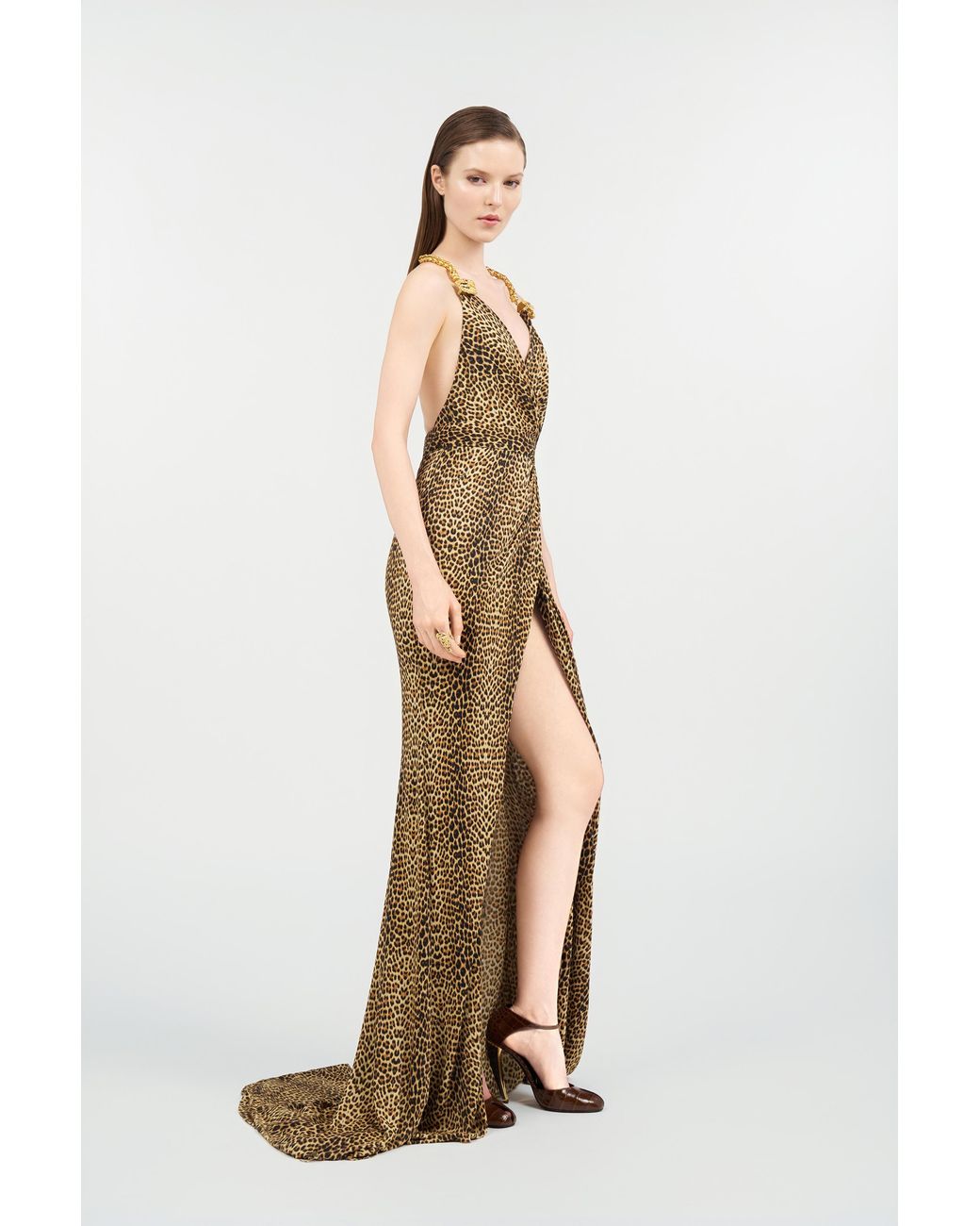 Roberto Cavalli White Maxi Dress
