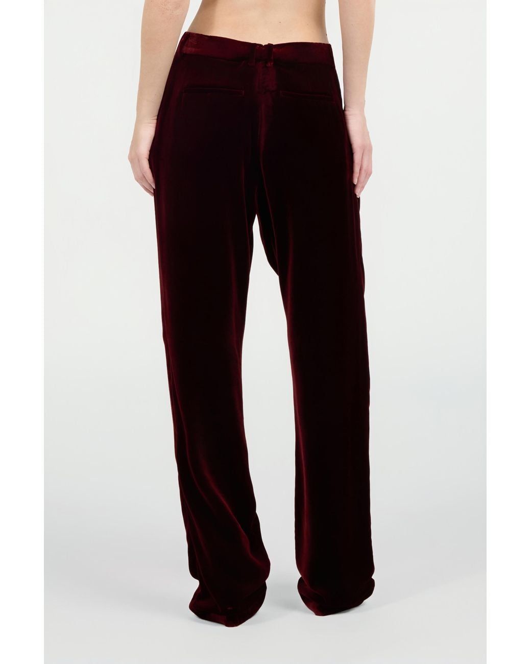 Roberto Cavalli Purple Straight-Leg Dark Pants