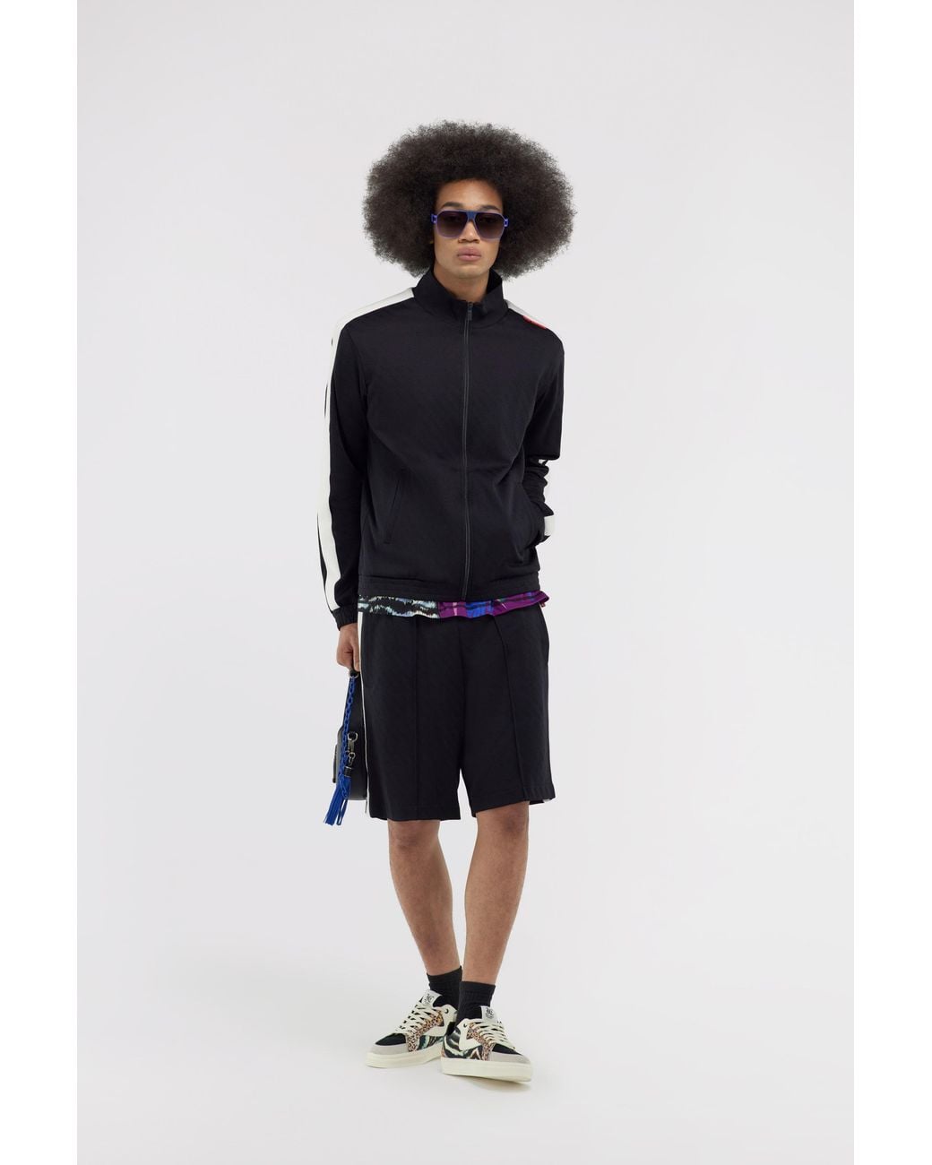 Roberto Cavalli Blue Just Cavalli Shorts for men