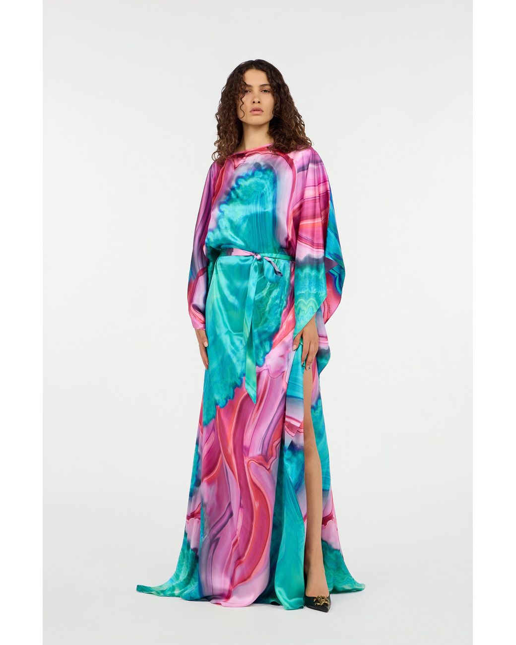 Roberto Cavalli Blue Long Dress