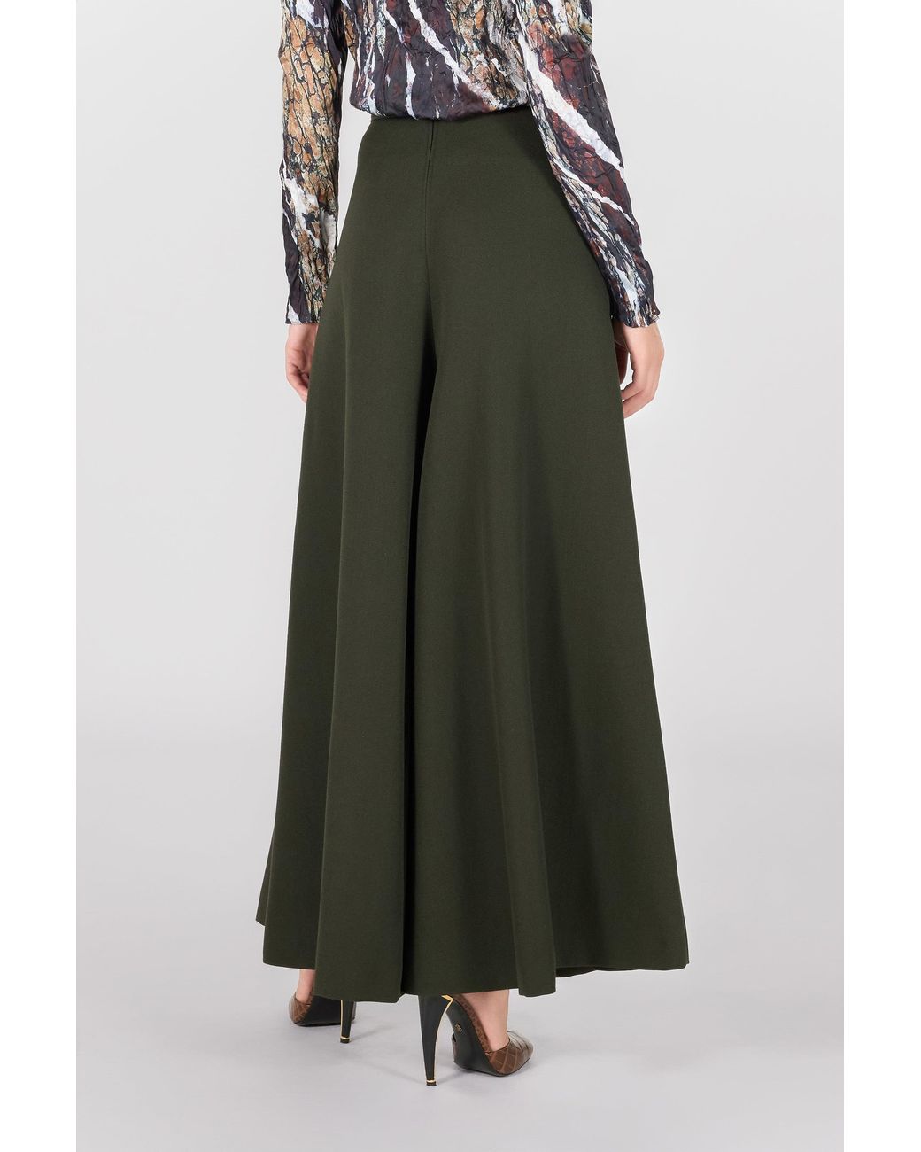 Roberto Cavalli Green Fluid Trousers