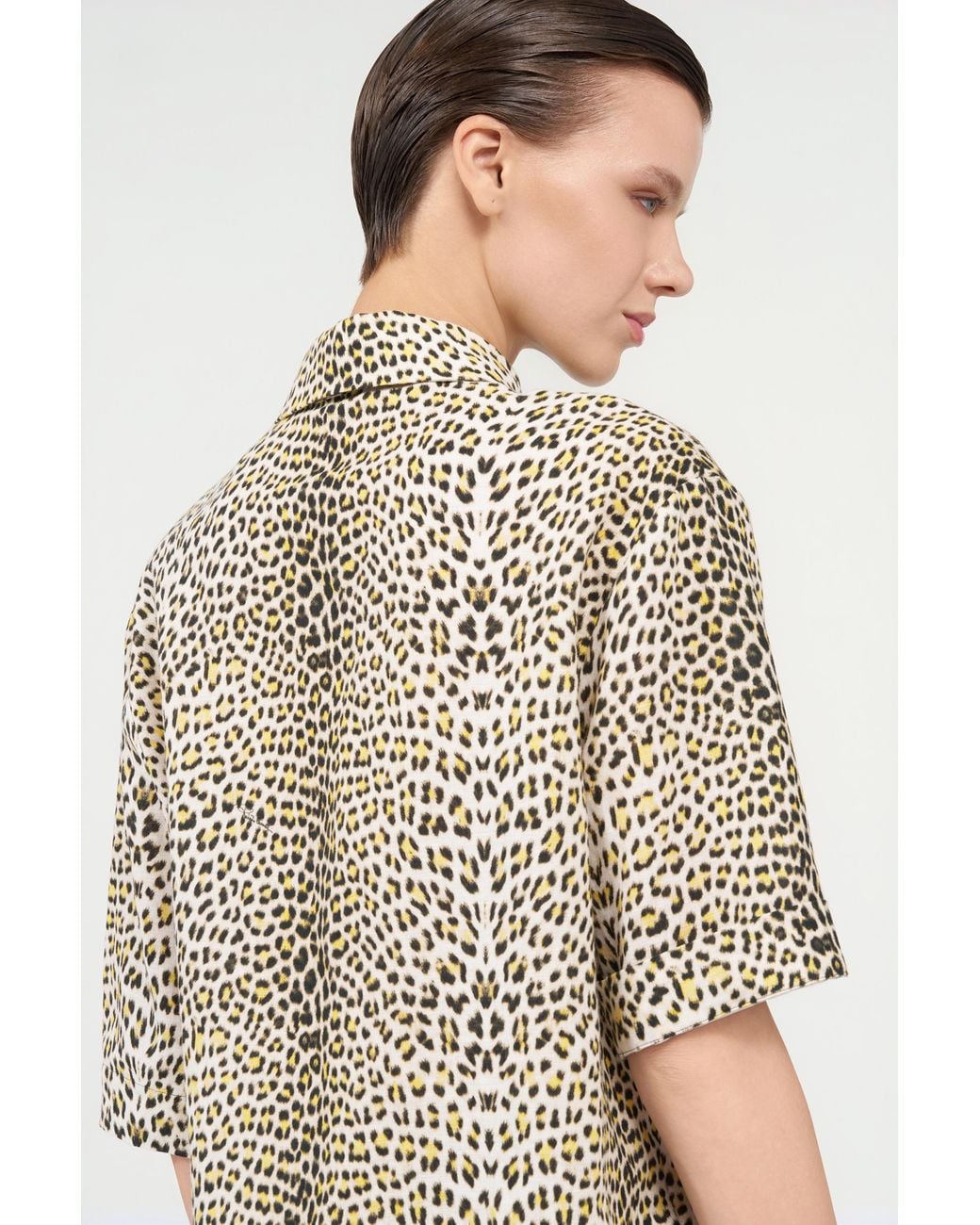 Roberto Cavalli Natural Baby Jaguar Print Shirt