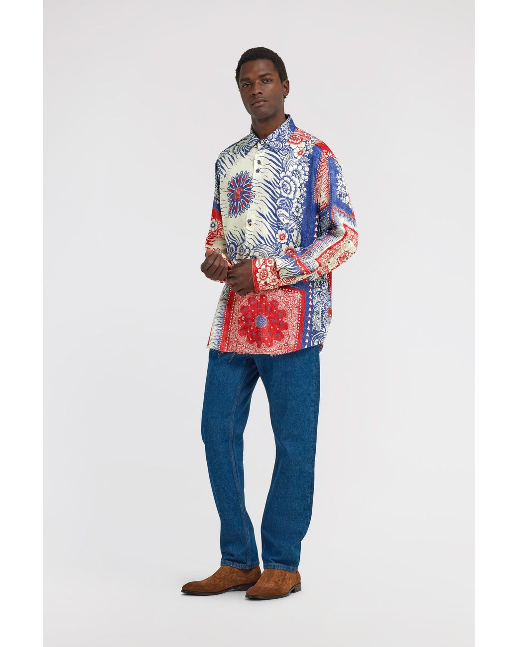 Vaqueros Clásicos Roberto Cavalli de hombre de color Blue