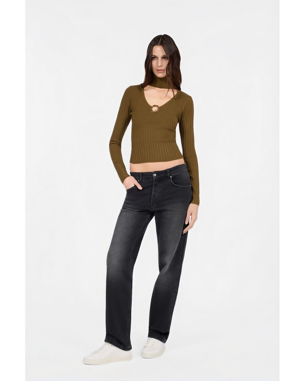 Roberto Cavalli Green Sweater