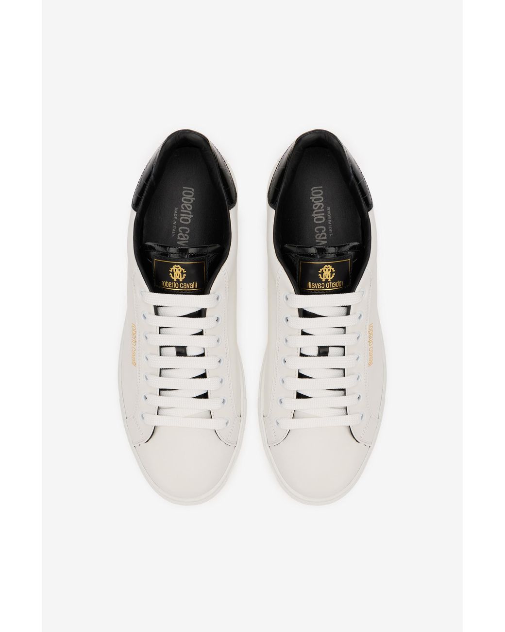Roberto Cavalli Multicolor Low Top Sneakers for men