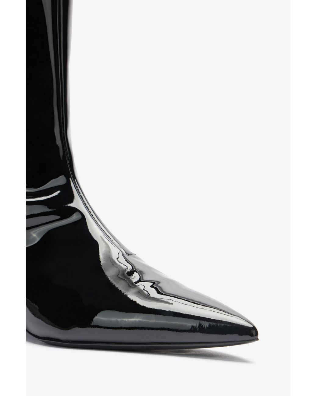 Roberto Cavalli Black Patent Leather Boots