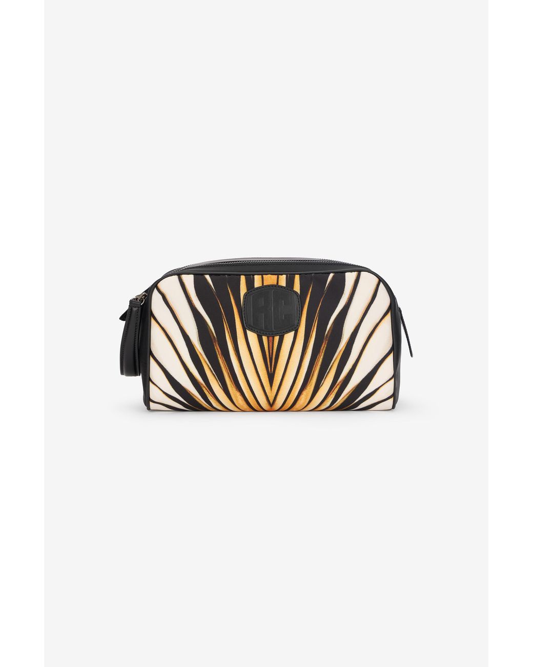Roberto Cavalli Multicolor Pouch With Ray Of Print for men