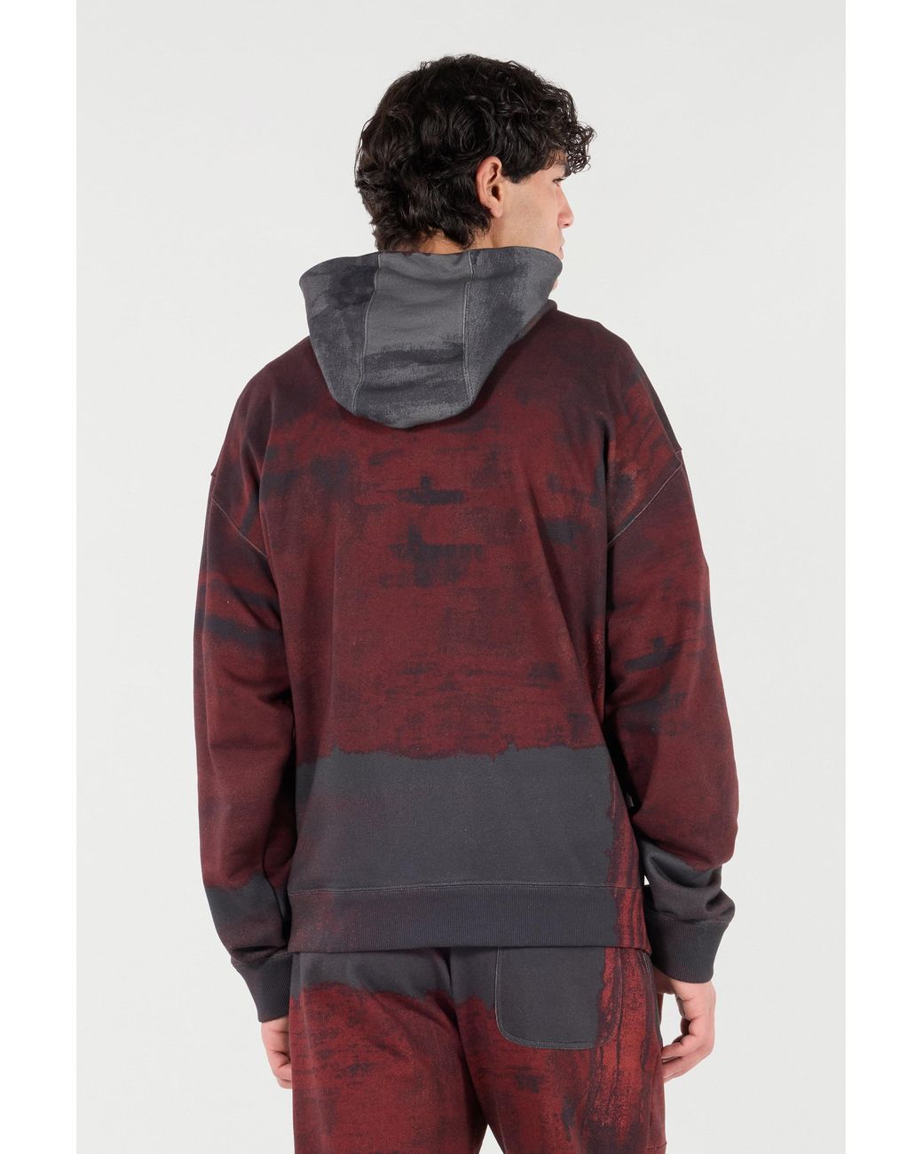 Roberto Cavalli Red Hoodie With Zip for men
