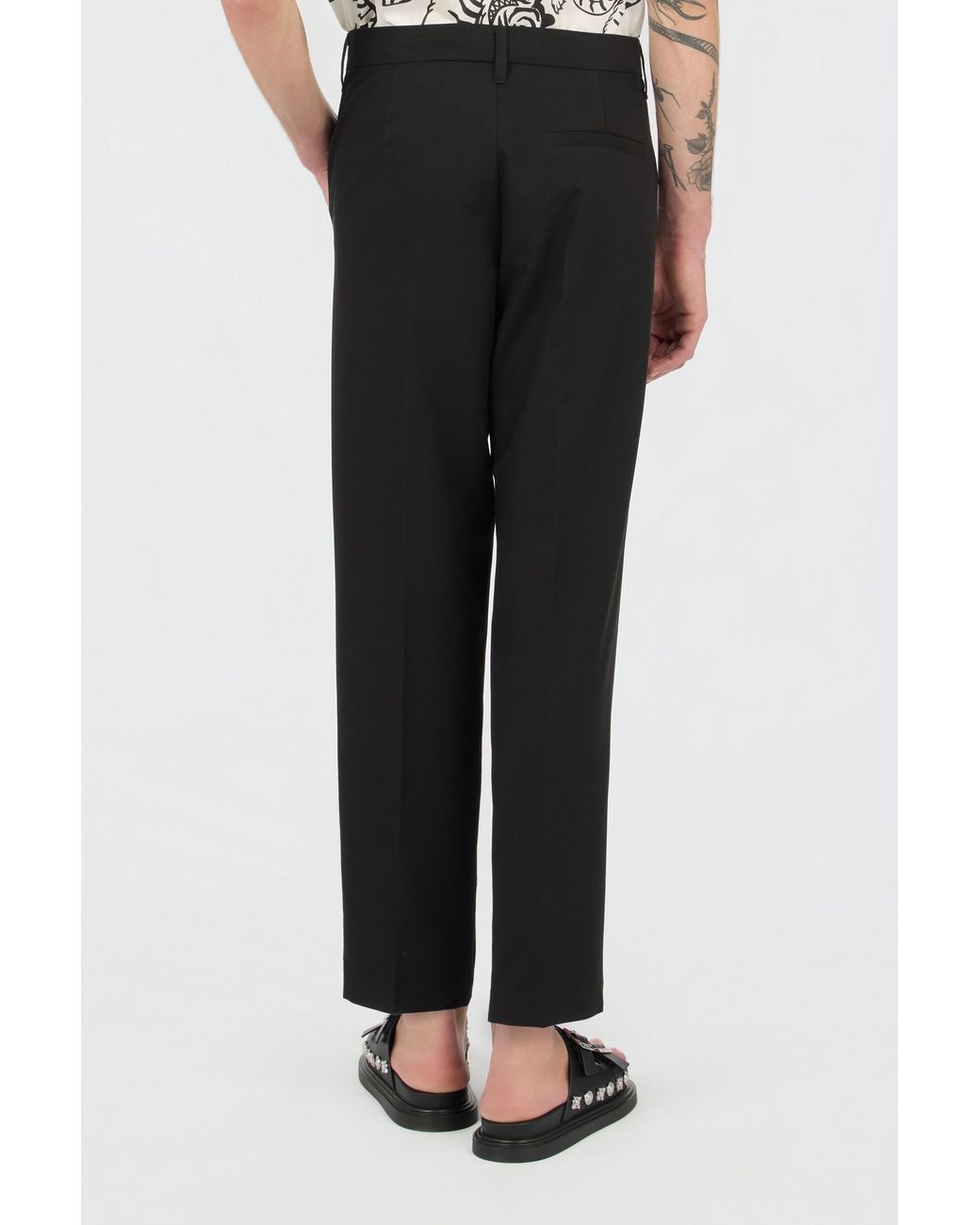 Roberto Cavalli Black Trousers for men