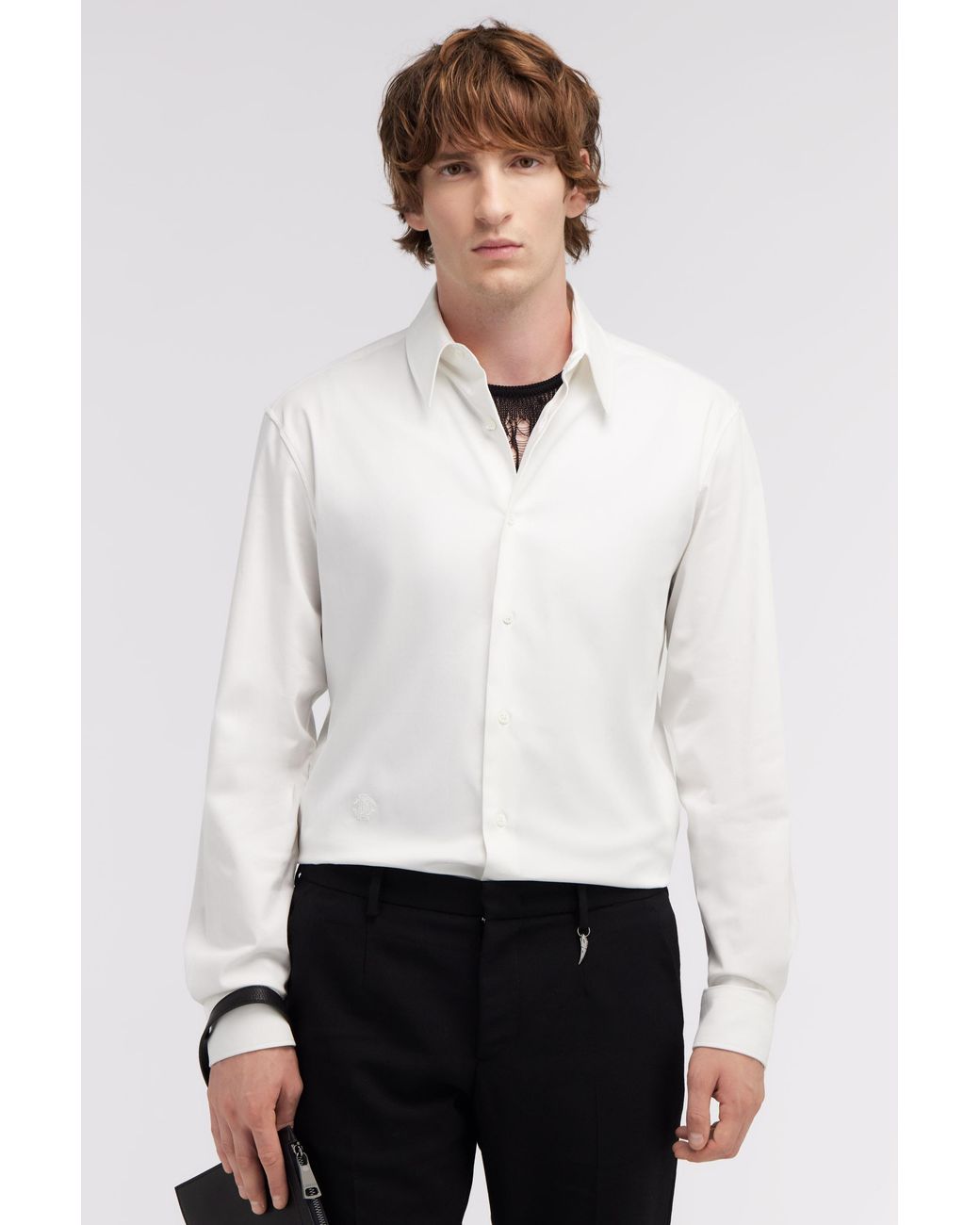 Roberto Cavalli White Classic Rc Shirt for men