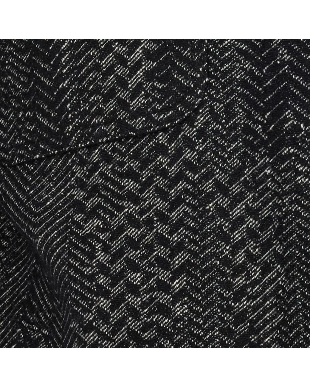 Roberto Cavalli Black Cotton And Wool Zip Overshirt for men