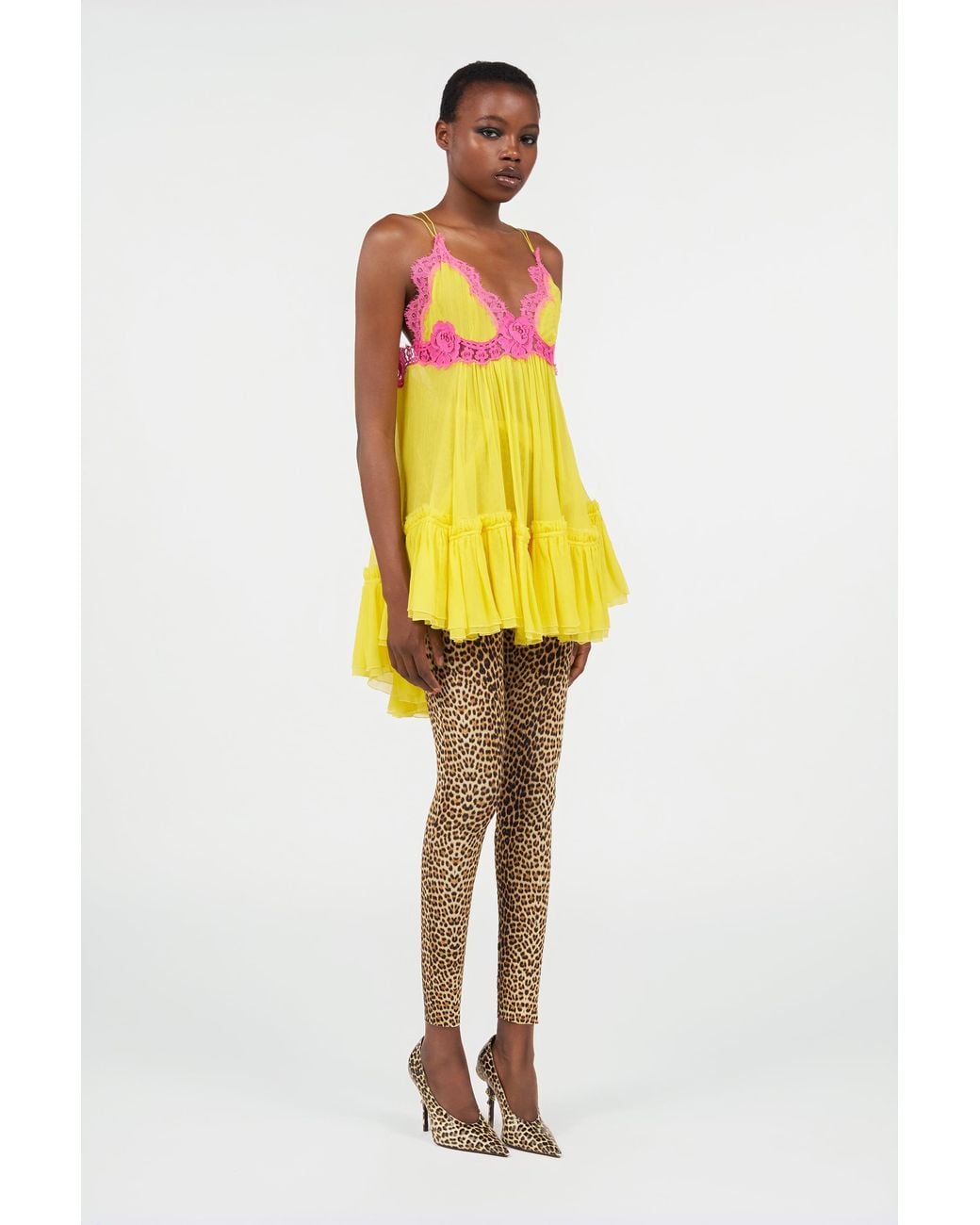 Roberto Cavalli Natural Baby Jaguar Print Leggings