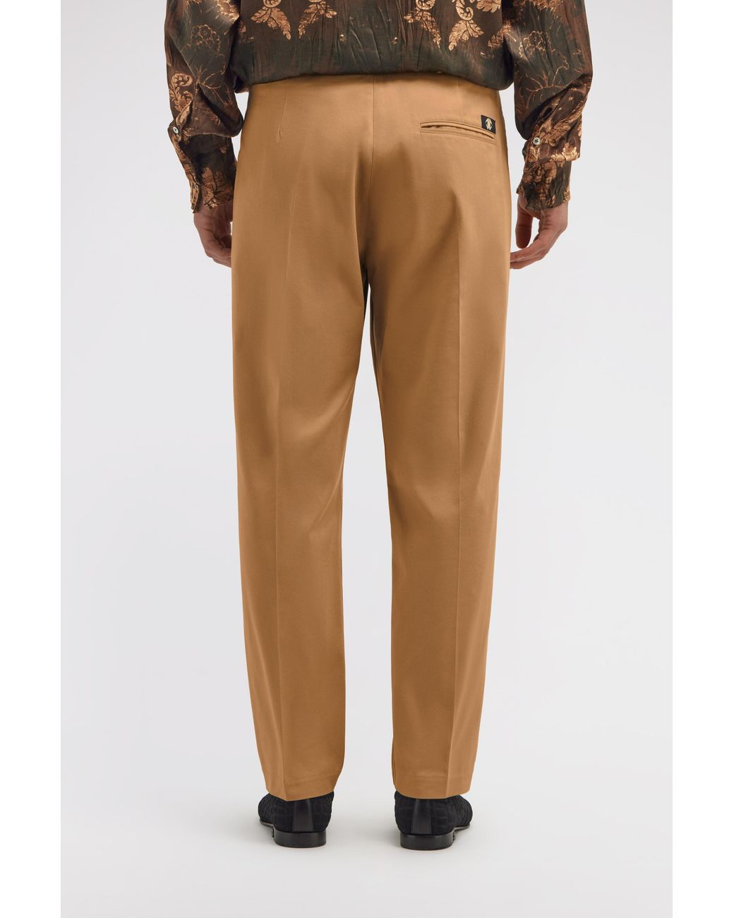 Roberto Cavalli White Pants With Fang Detail for men