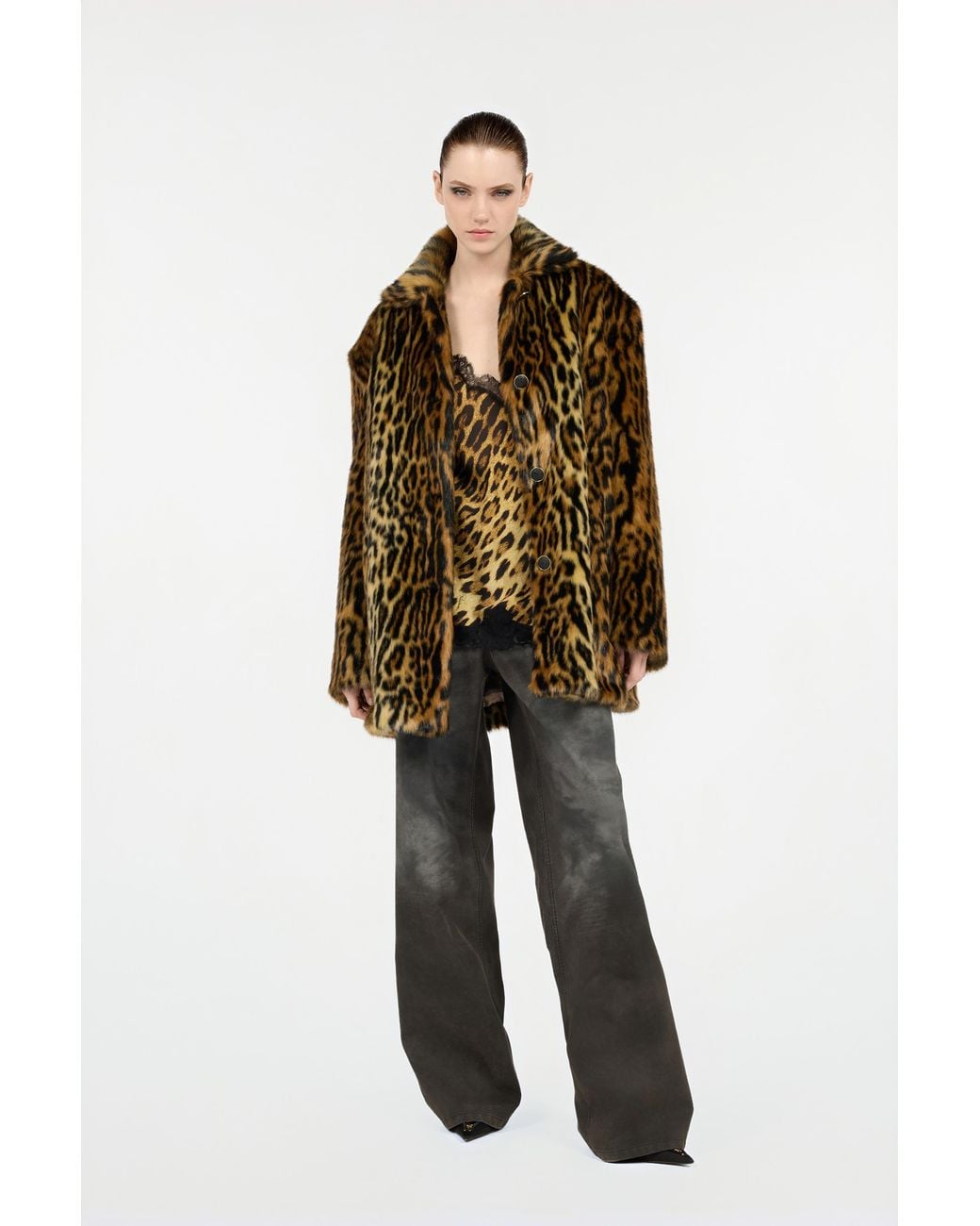 Roberto Cavalli Black Loose-Fit Jeans