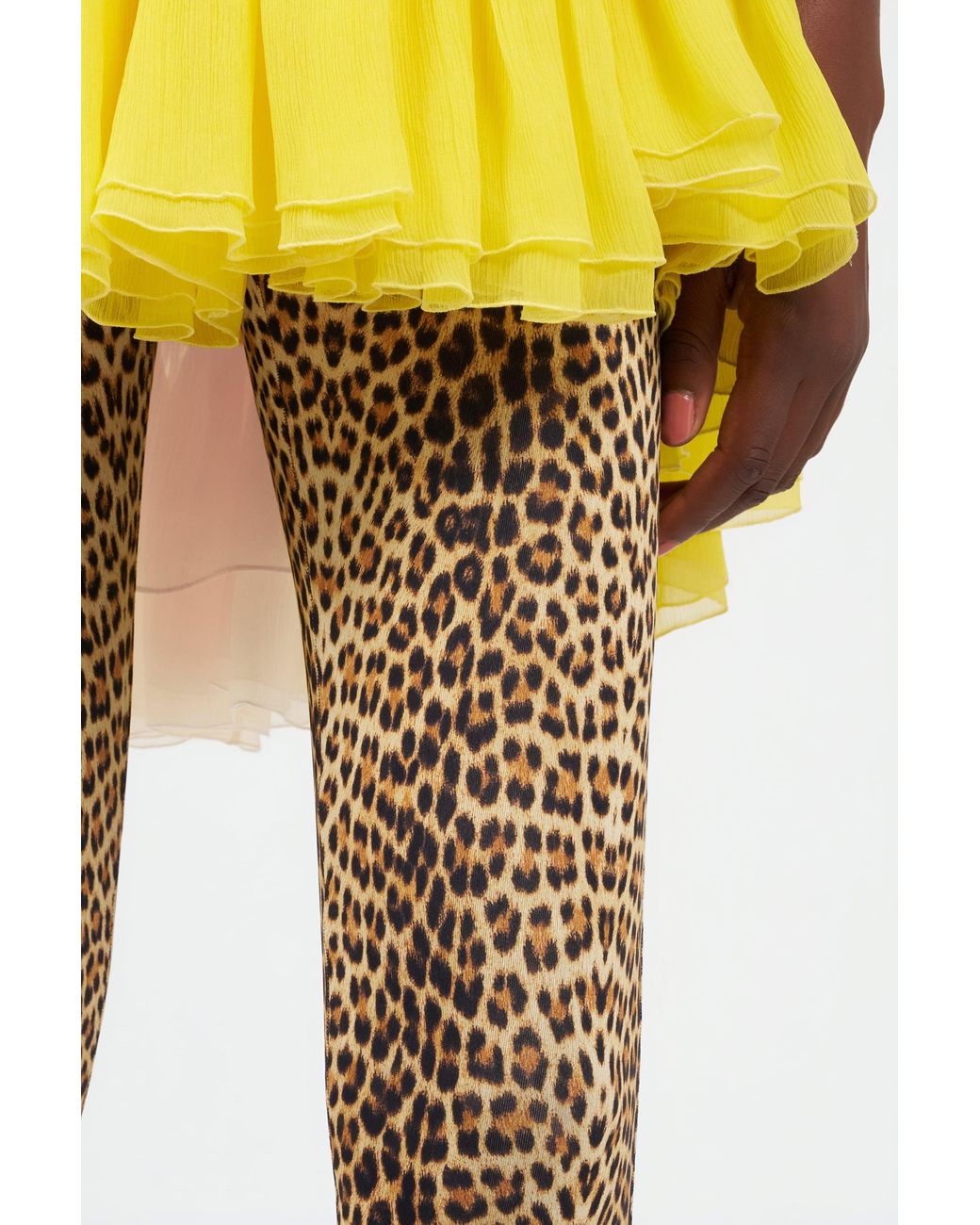 Roberto Cavalli Natural Baby Jaguar Print Leggings