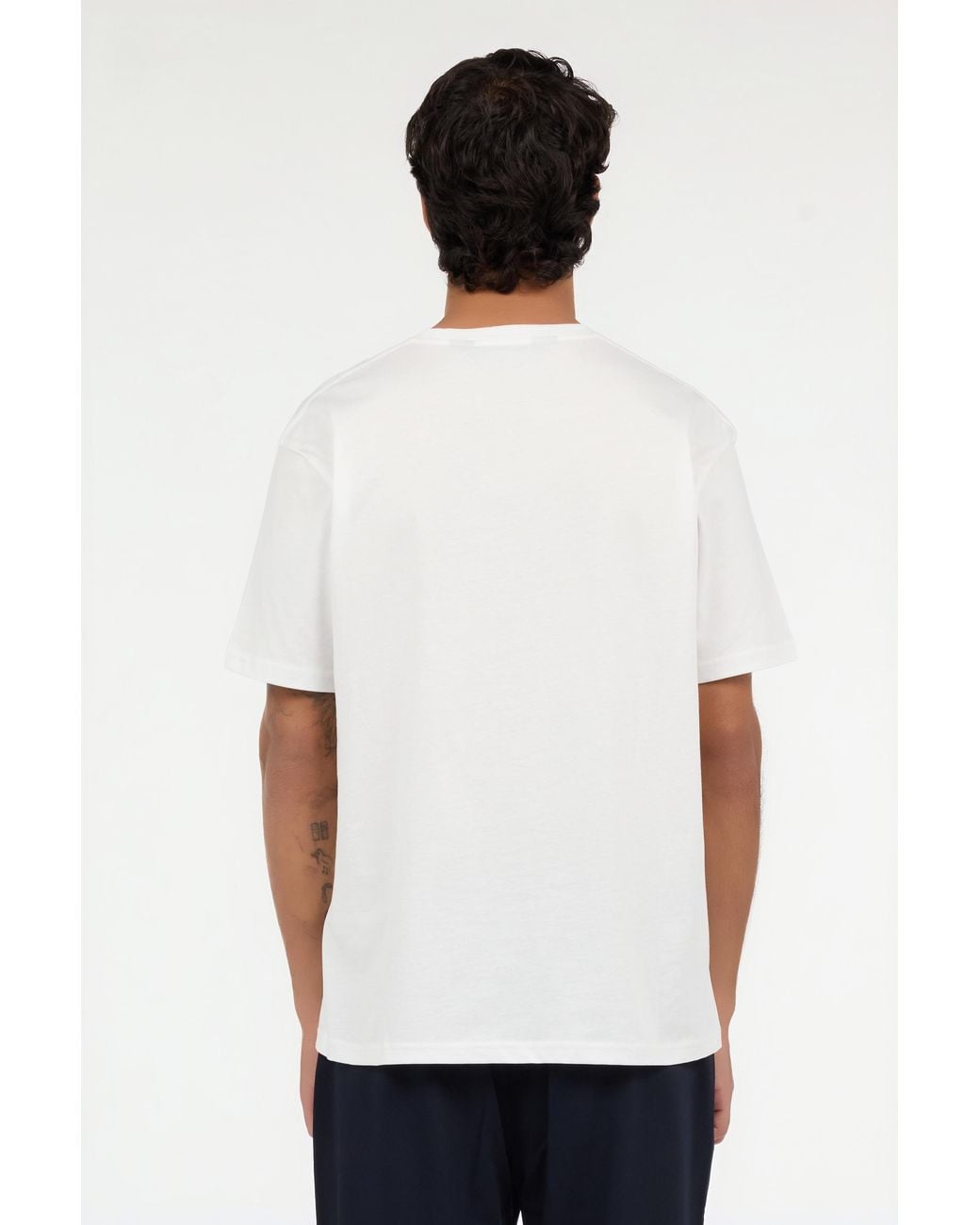 Roberto Cavalli White T-Shirt With Jc Monogram And Logo for men