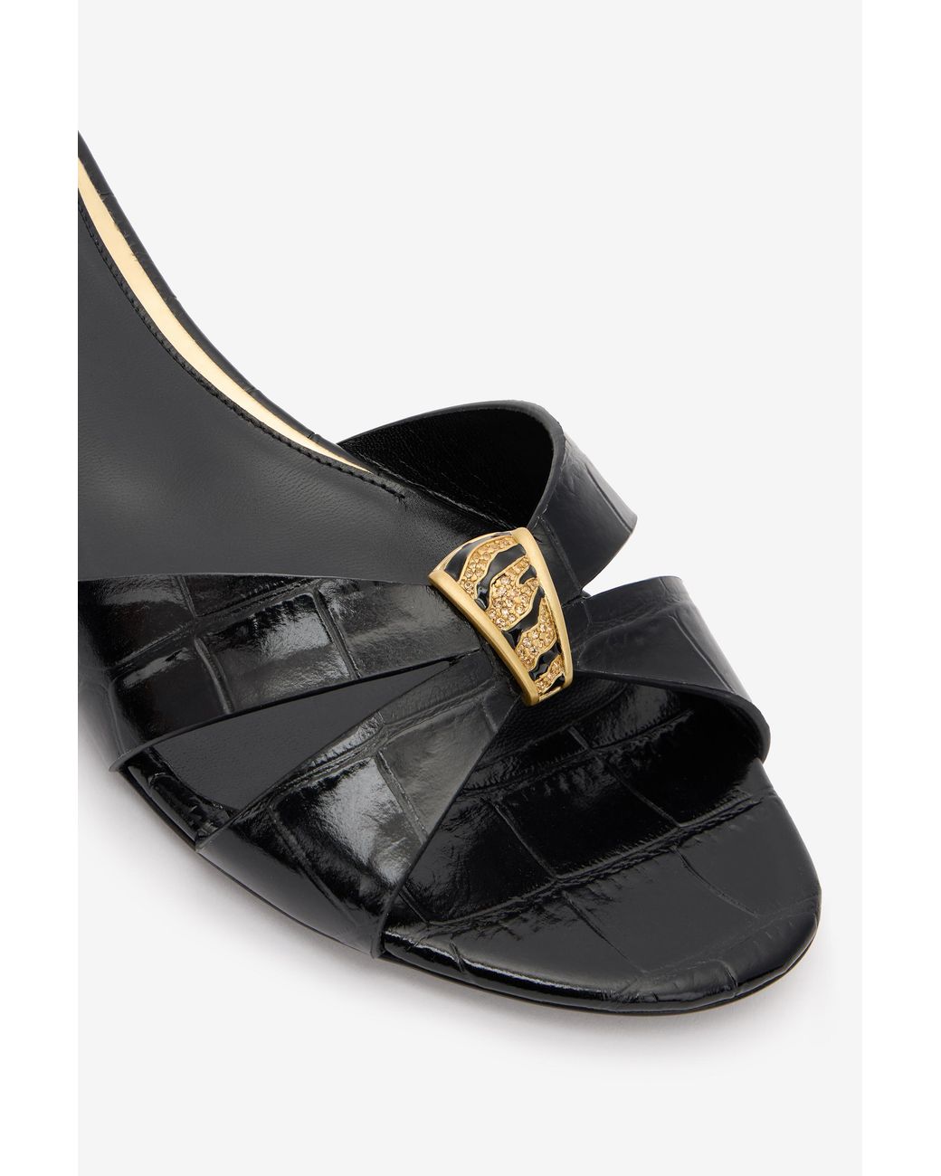 Roberto Cavalli Multicolor Slides With Jewel Detail