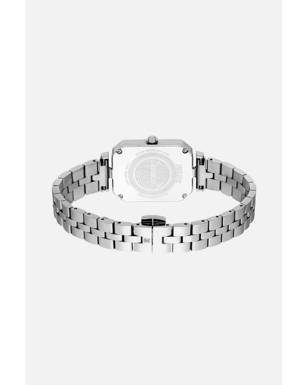 Roberto Cavalli White By Franck Muller Logo Watch