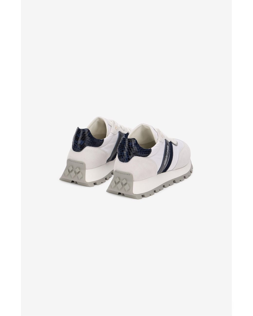 Roberto Cavalli Multicolor Sneakers With Rc Logo for men