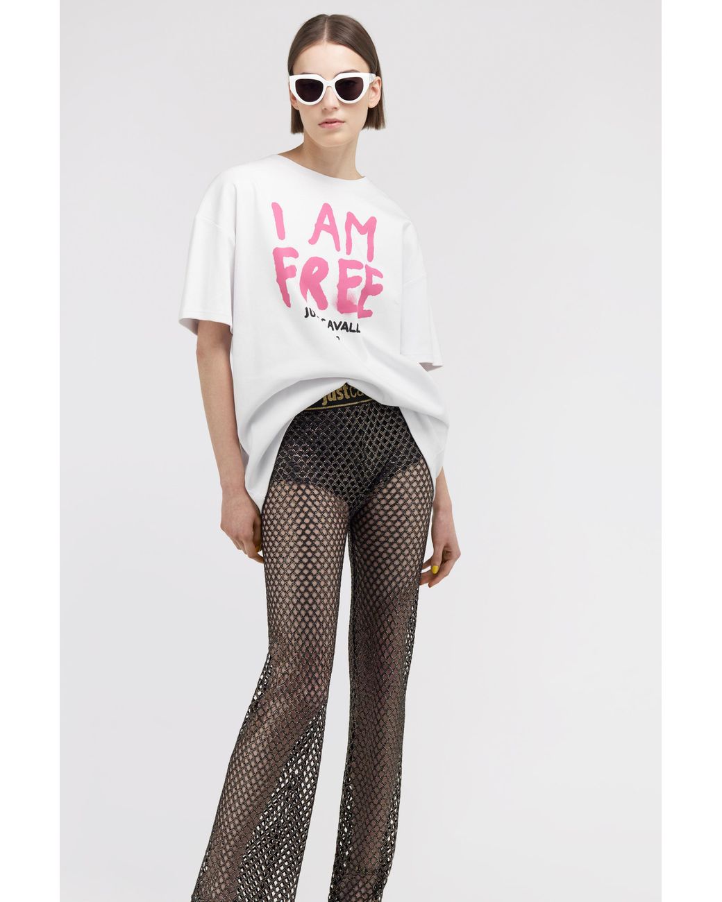 Roberto Cavalli White Just Cavalli T-Shirt