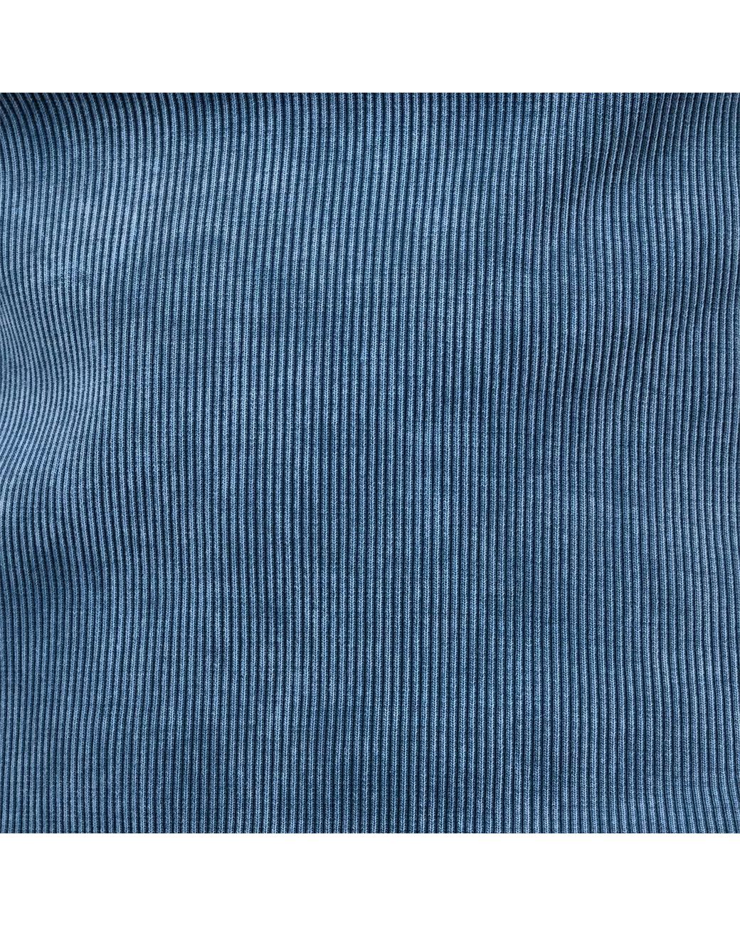 Roberto Cavalli Blue Tank Top With Jc Monogram