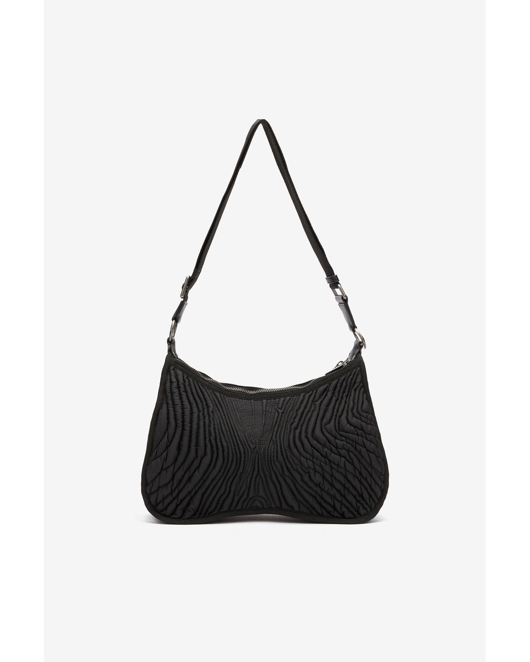 Roberto Cavalli Black Torino Matelasse Bag