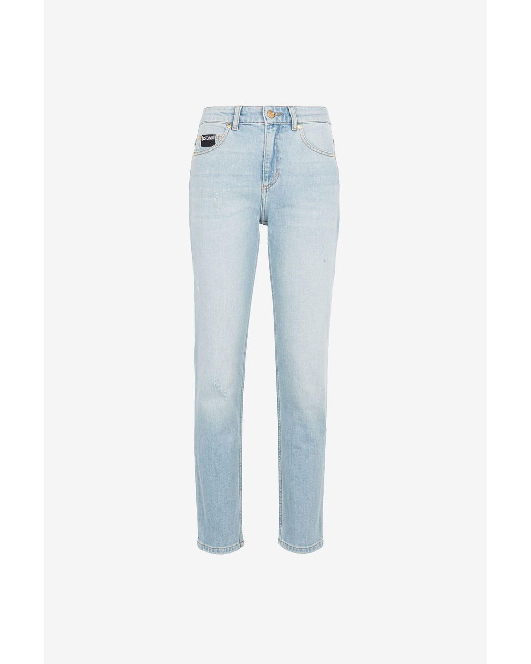 Roberto Cavalli Blue Just Cavalli Straight-Leg Jeans