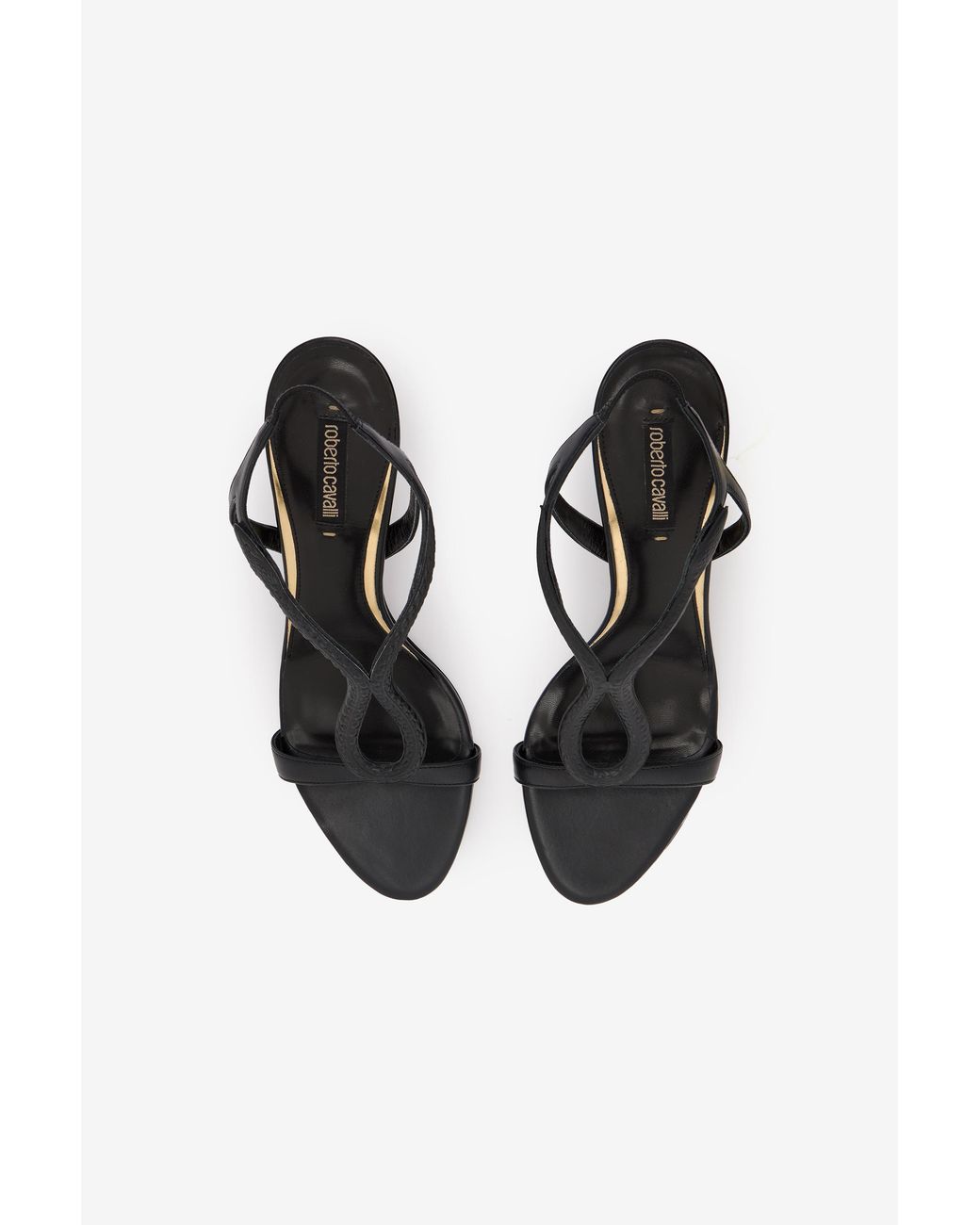 Roberto Cavalli Multicolor Leather Sandals