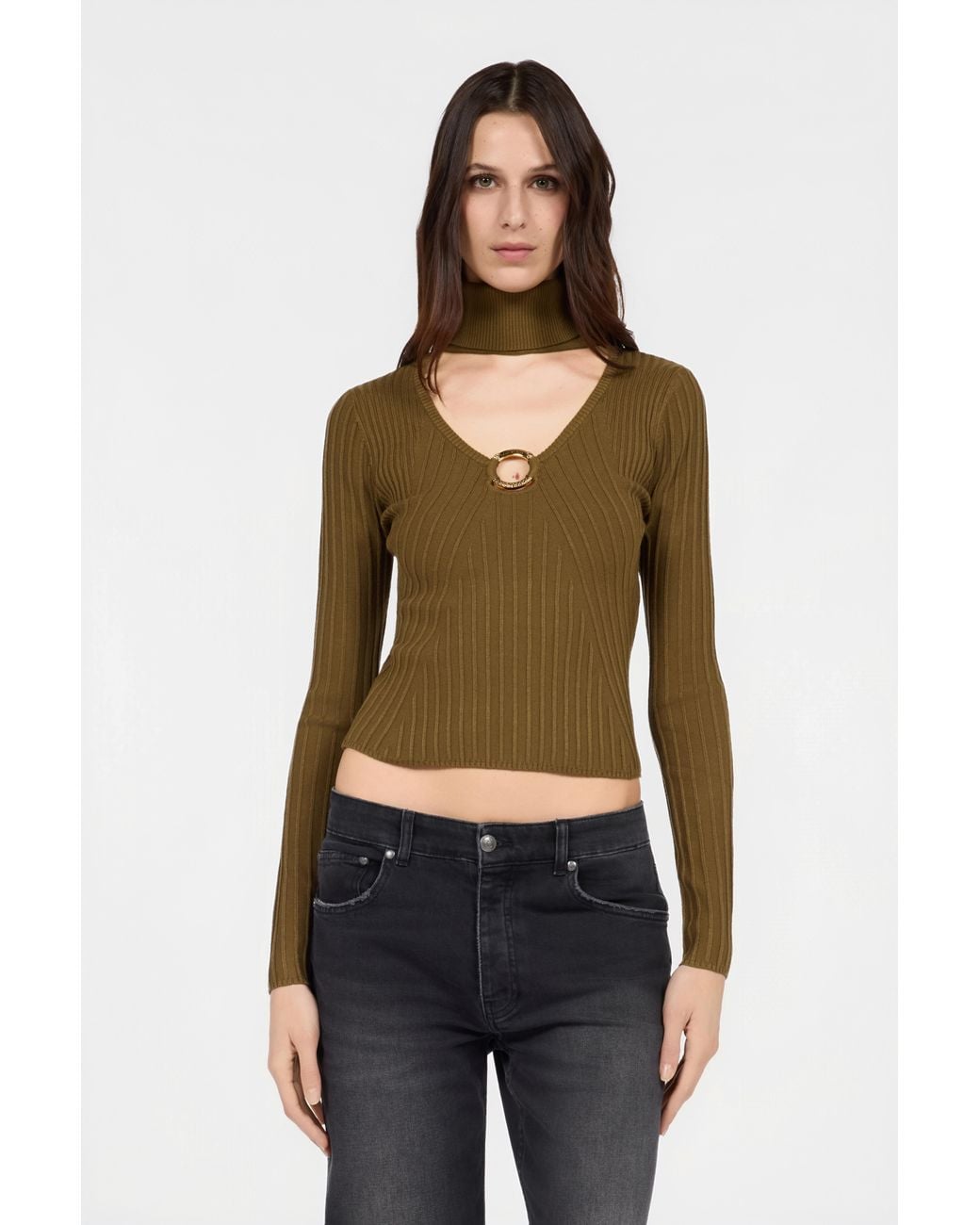 Roberto Cavalli Green Sweater