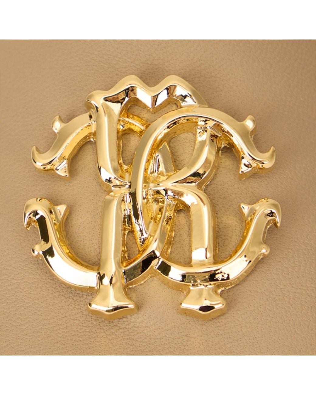 Roberto Cavalli Multicolor Leather Sandals With Logo