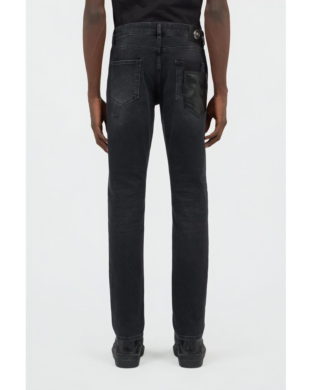 Roberto Cavalli Black Denim Trousers for men