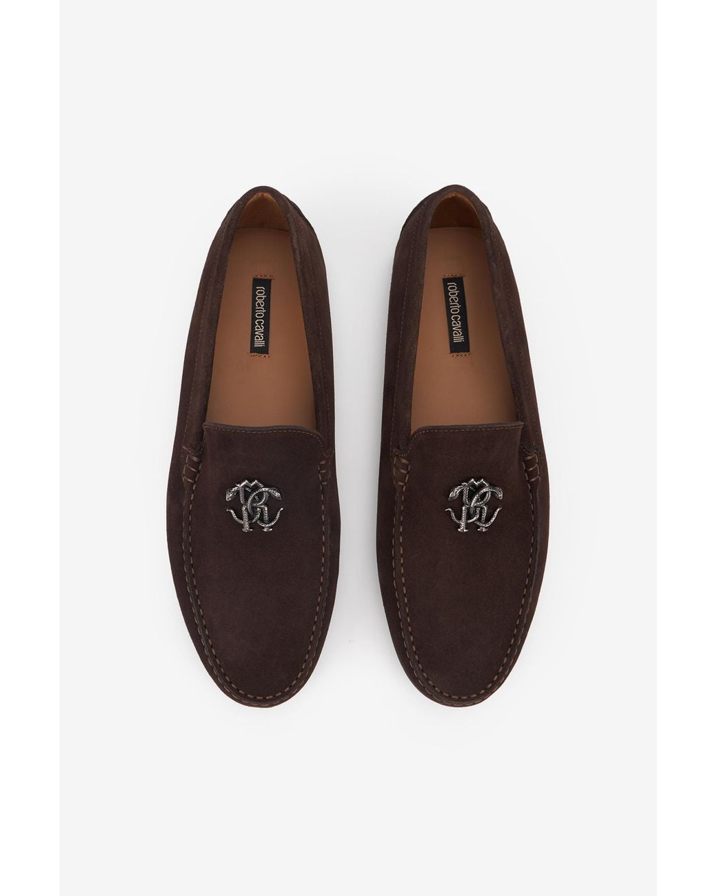 Roberto Cavalli Multicolor Loafers With Rc Monogram for men