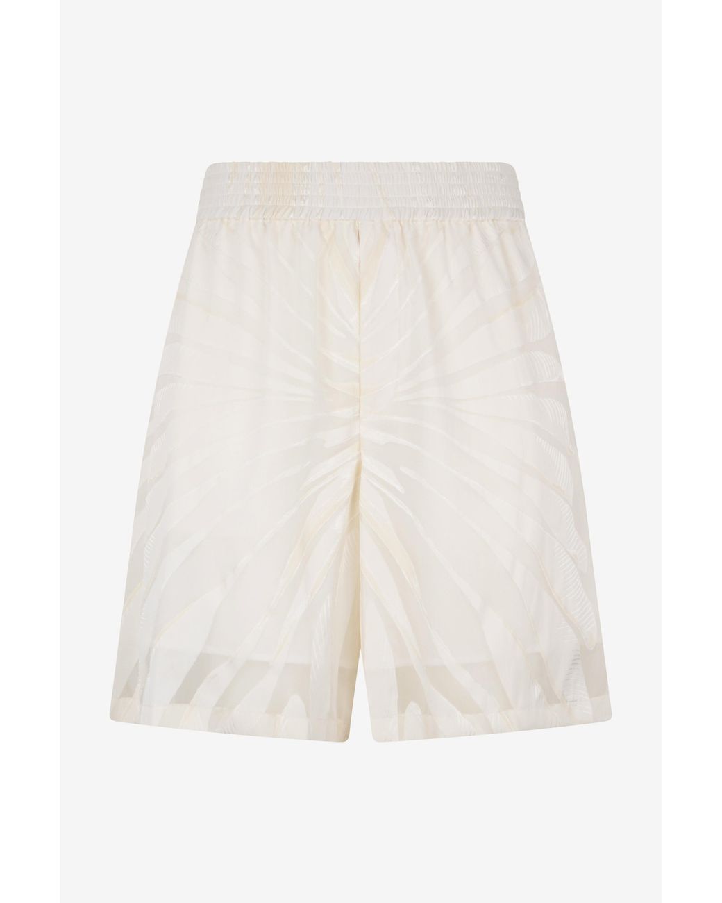 Bermudas Con Estampado Ray Devoré Roberto Cavalli de hombre de color White