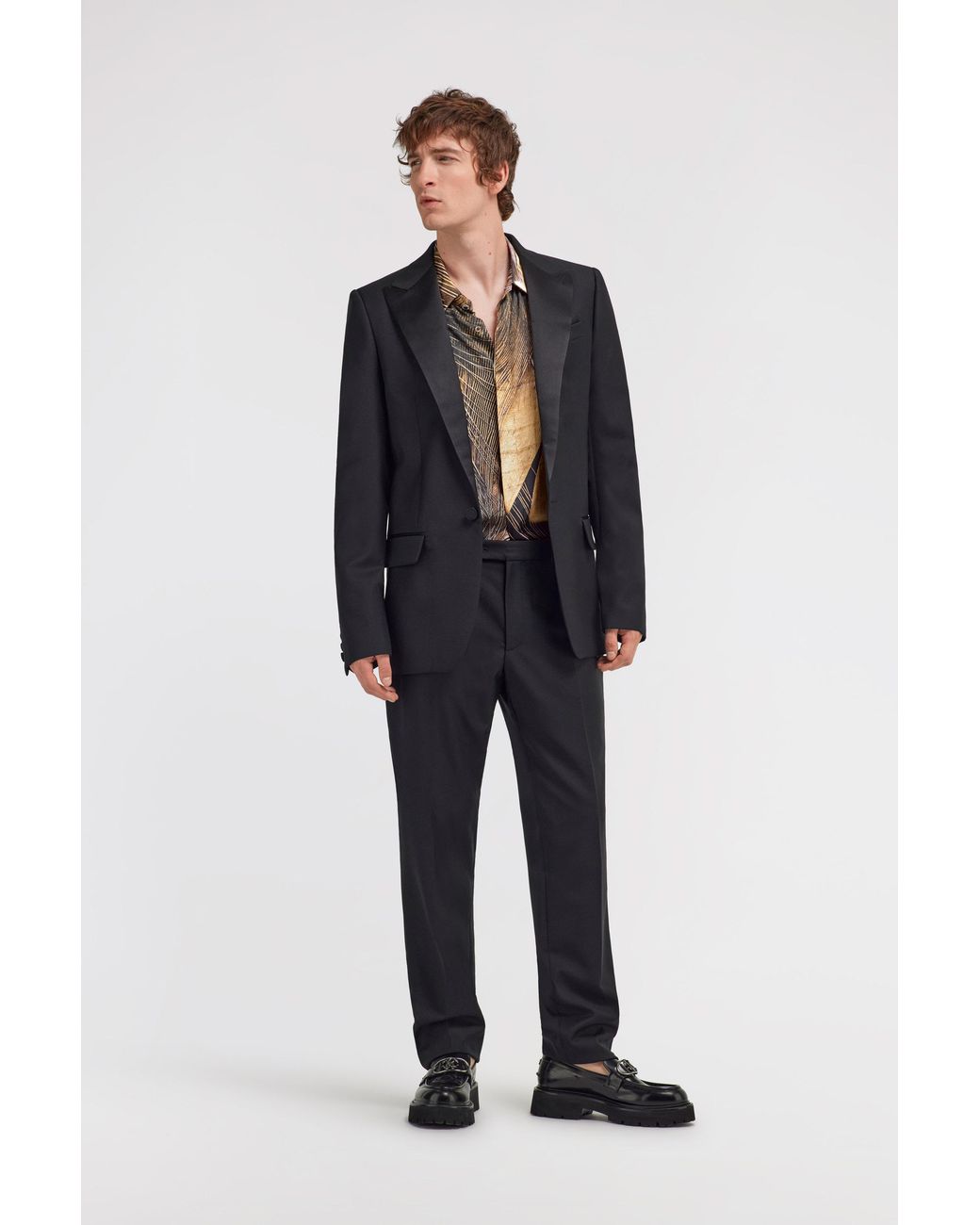 Roberto Cavalli Black Single Breasted Jacket for men