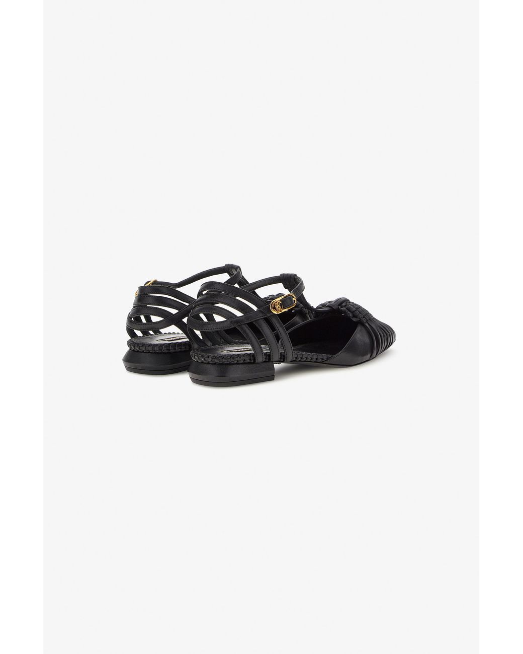 Roberto Cavalli Black Ballerina With Weave