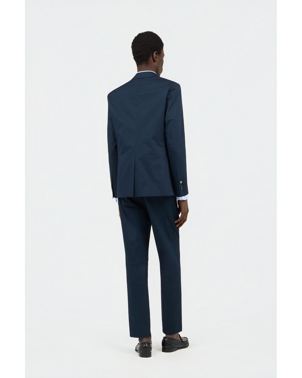 Roberto Cavalli Blue Cotton Suit for men