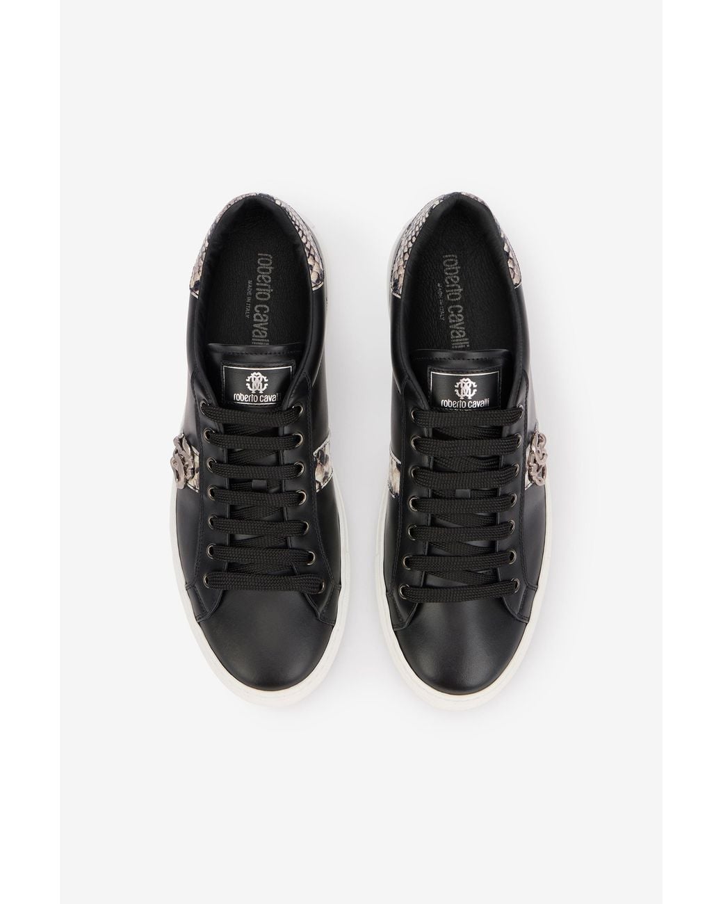 Roberto Cavalli Black Sneakers for men