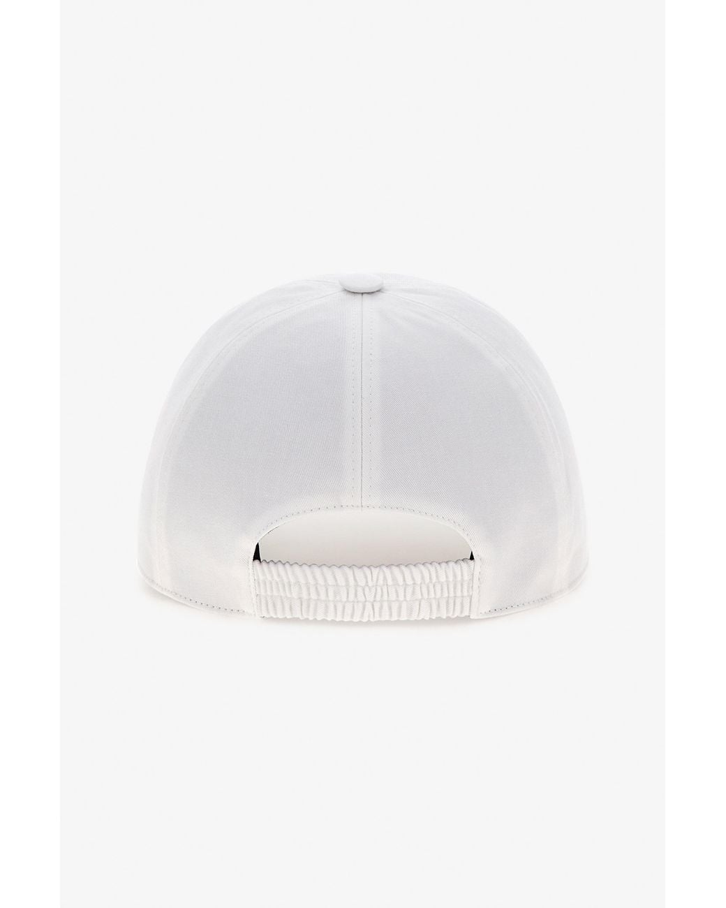 Roberto Cavalli White Cap With Logo
