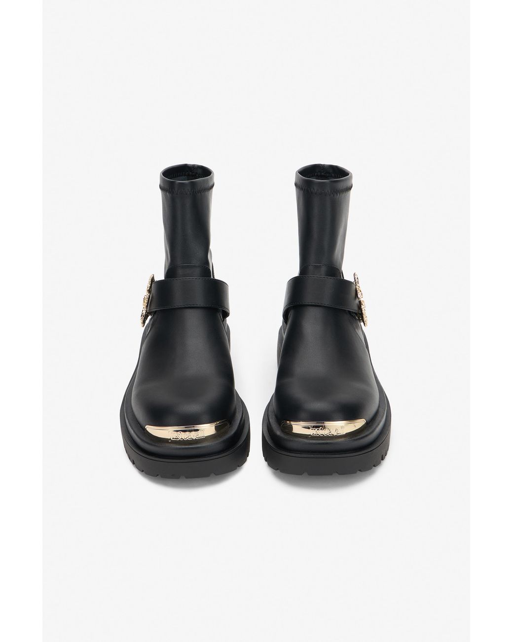 Bottines Noires Roberto Cavalli en coloris Black
