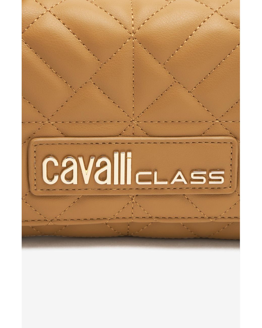 Roberto Cavalli Natural Bag With Cavalli Class Chain Shoulder Strap